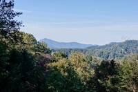 Mountain views from this private cabin in Pigeon Forge area